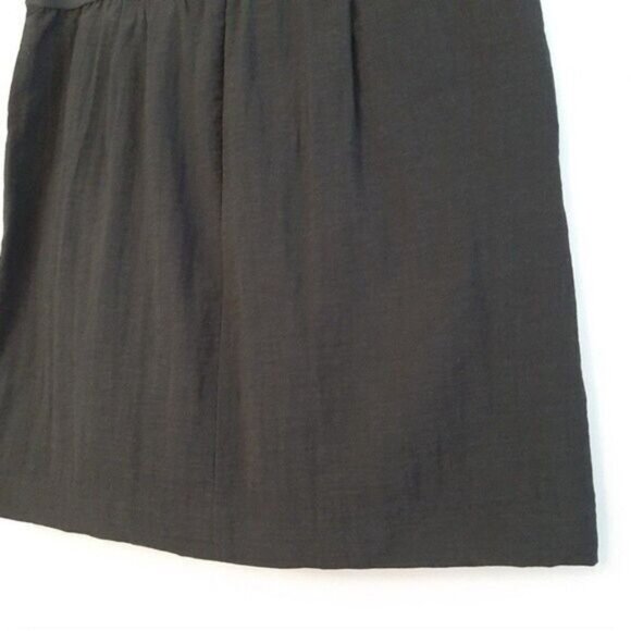 BANANA REPUBLIC | New Mini Skirt Ruffle Black Neutral Sz 10 - Picture 7 of 9
